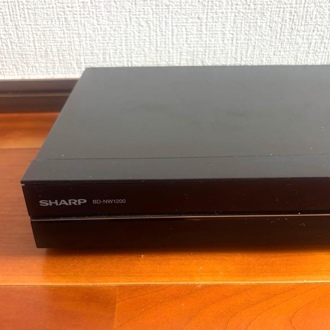 美品　SHARP シャープ ブルーレイ&HDDレコーダー　BD-NW1200
