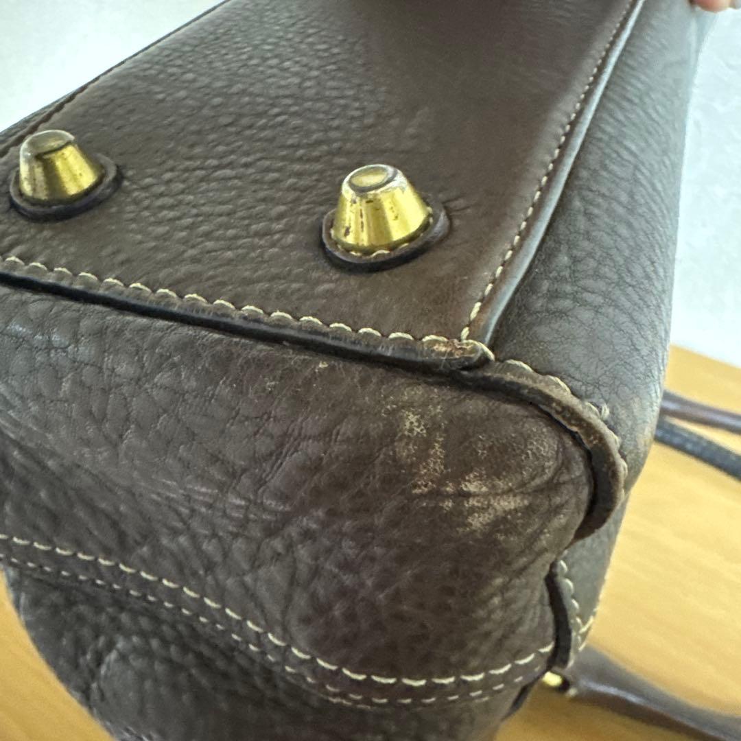 COACH コーチ　トート　ハンドバッグ キャリーオール レザー ブラウン　A4