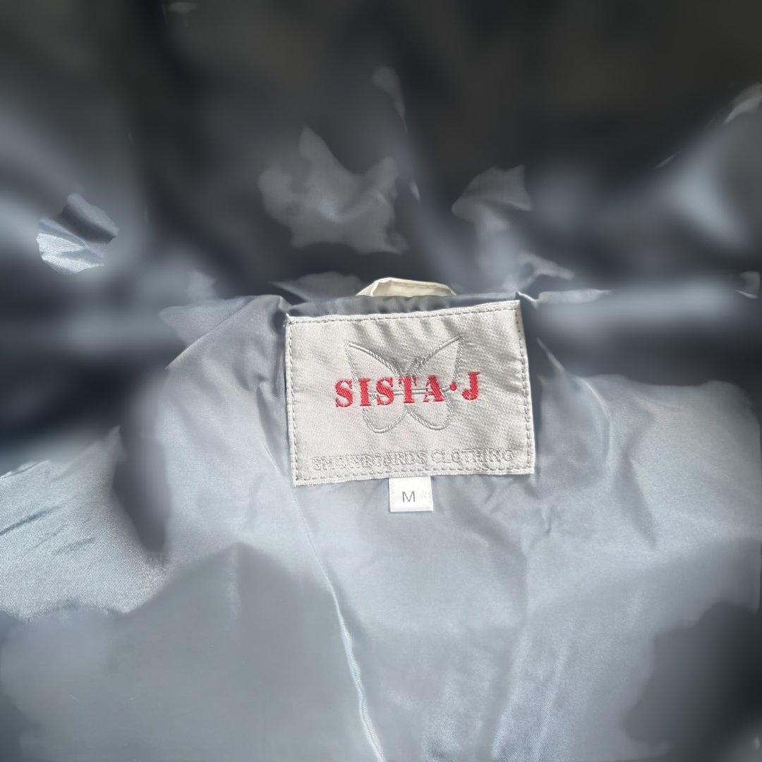 SISTA-J スキーウェア Mサイズ ホワイト/ブラック