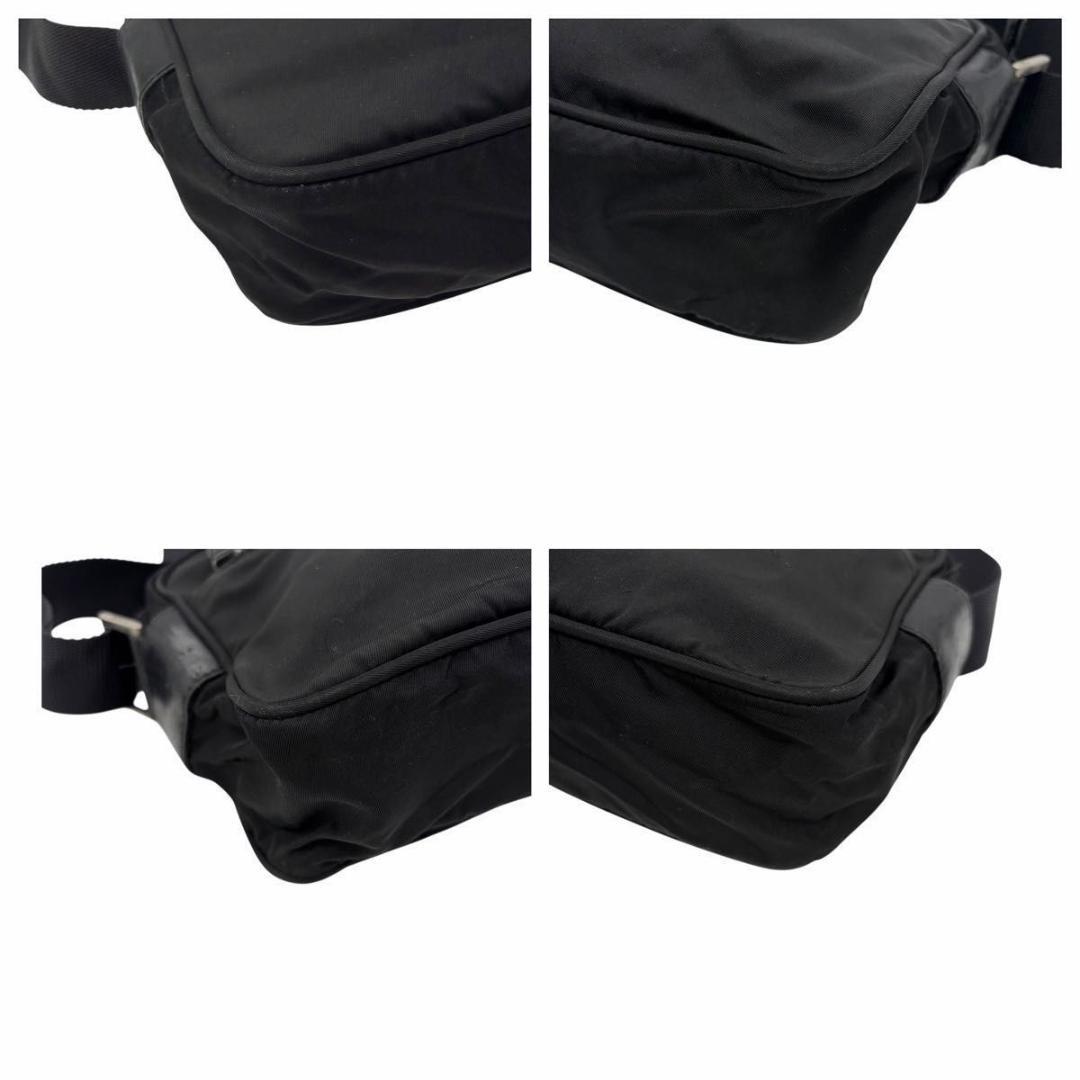 PRADA ナイロン カメラバッグ サコッシュ 三角ロゴ ブラック プラダ