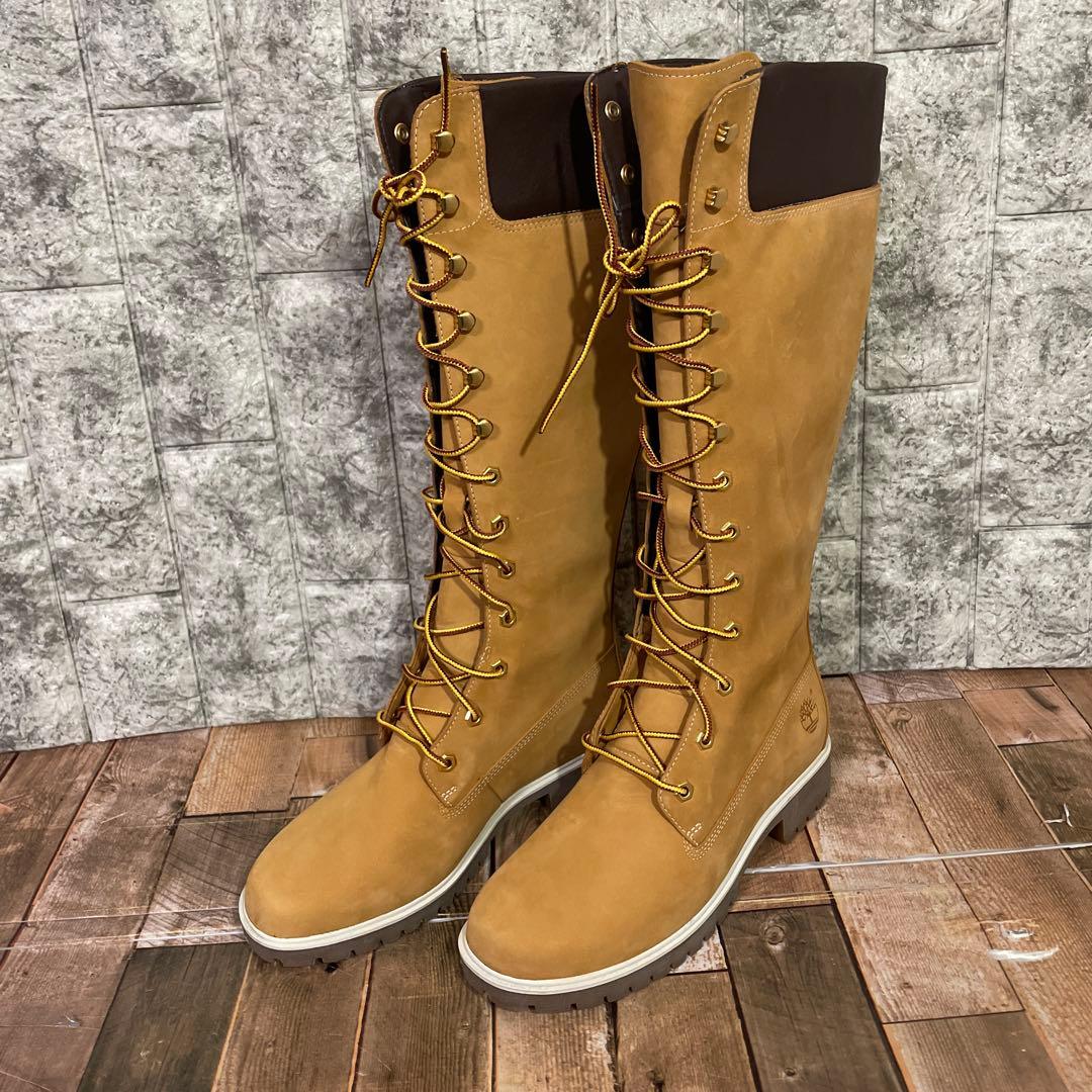 #906 希少　【超美品】Timberland　8M 26cm ロングブーツ