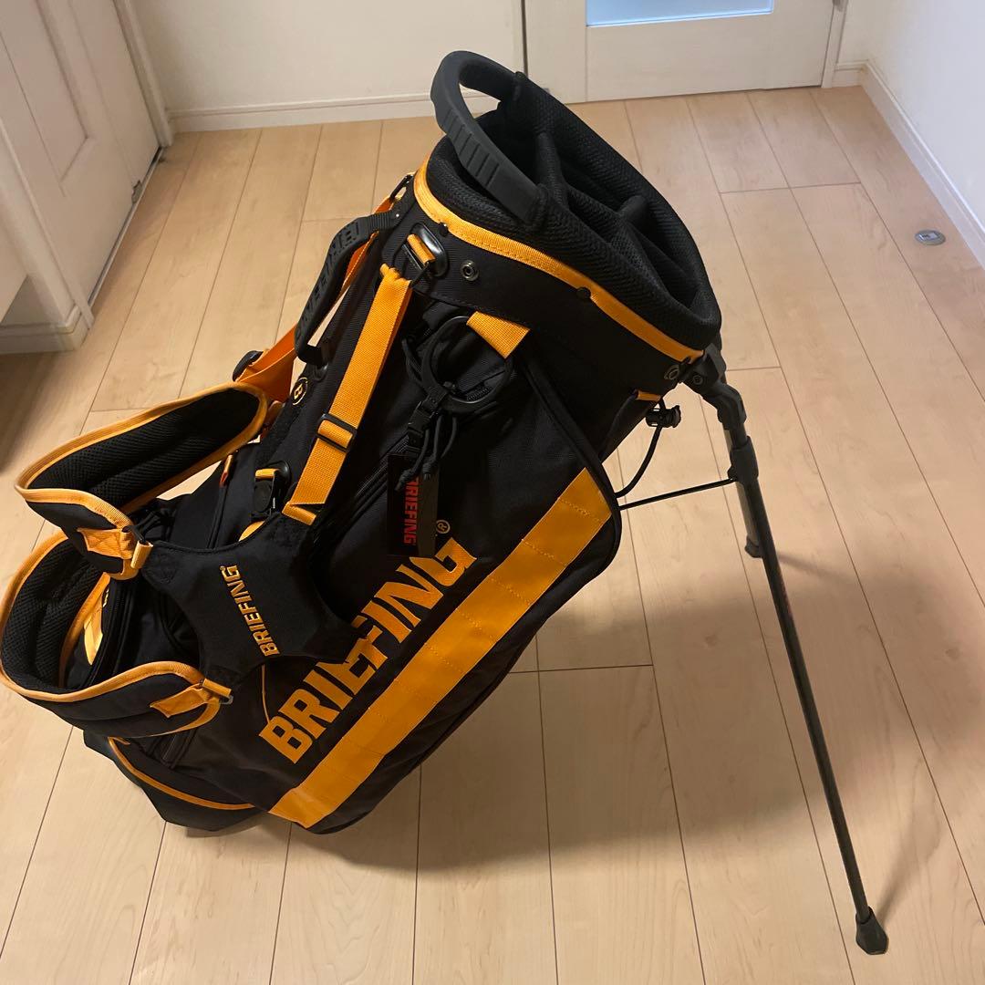 BRIEFING キャディバッグ ブラック/オレンジ