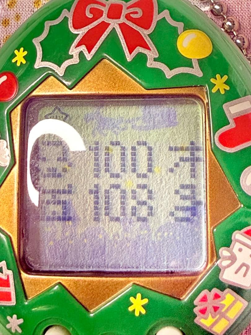 【動作確認済】サンタクロっちのたまごっち 緑 ケース付き