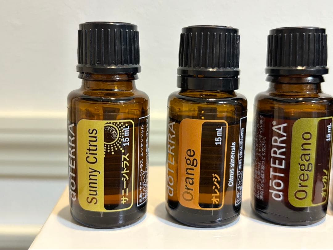 doTERRA ドテラ エッセンシャルオイル 15ml 5ml 4本 まとめ