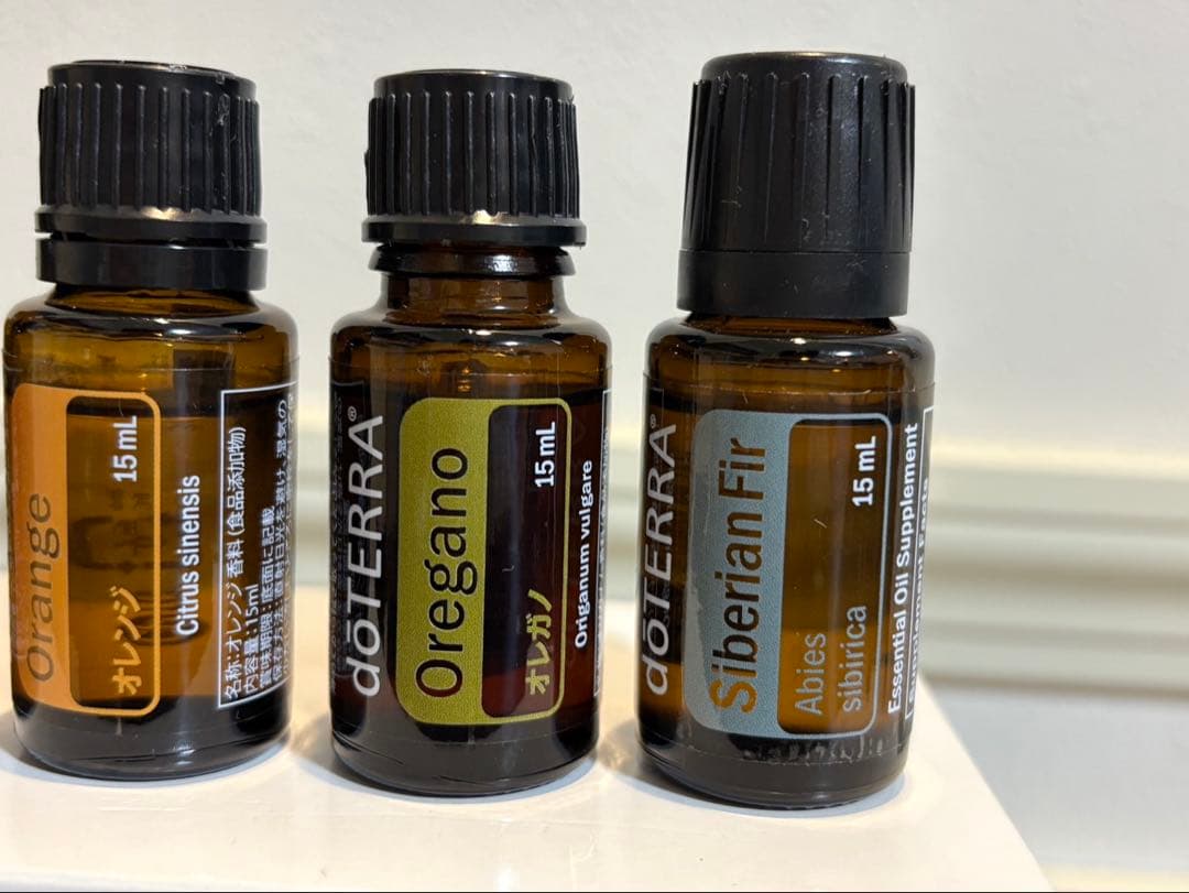 doTERRA ドテラ エッセンシャルオイル 15ml 5ml 4本 まとめ