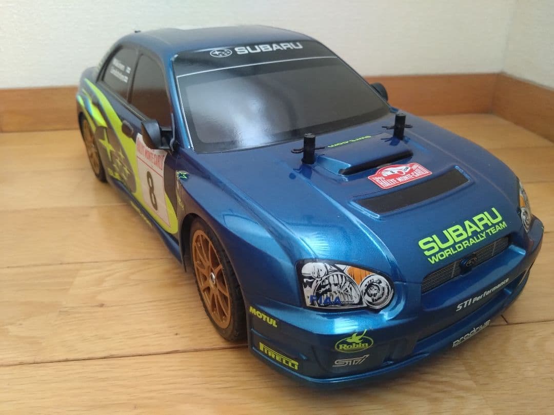 値下げ!　タミヤ　TT02　シャーシ　インプレッサ　WRC　ボディ　メカ　セット