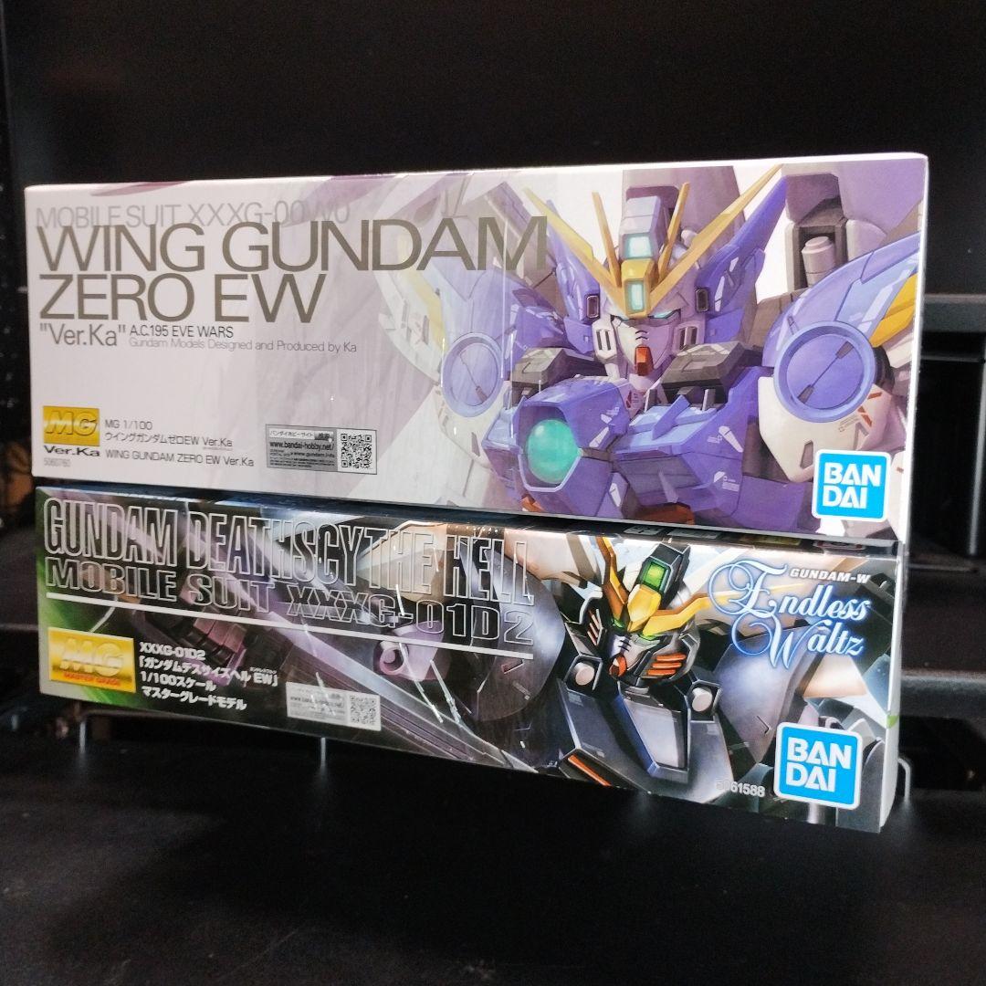 未開封新品 MG ウイングガンダムゼロEW＋デスサイズヘルEW 合計2個セット