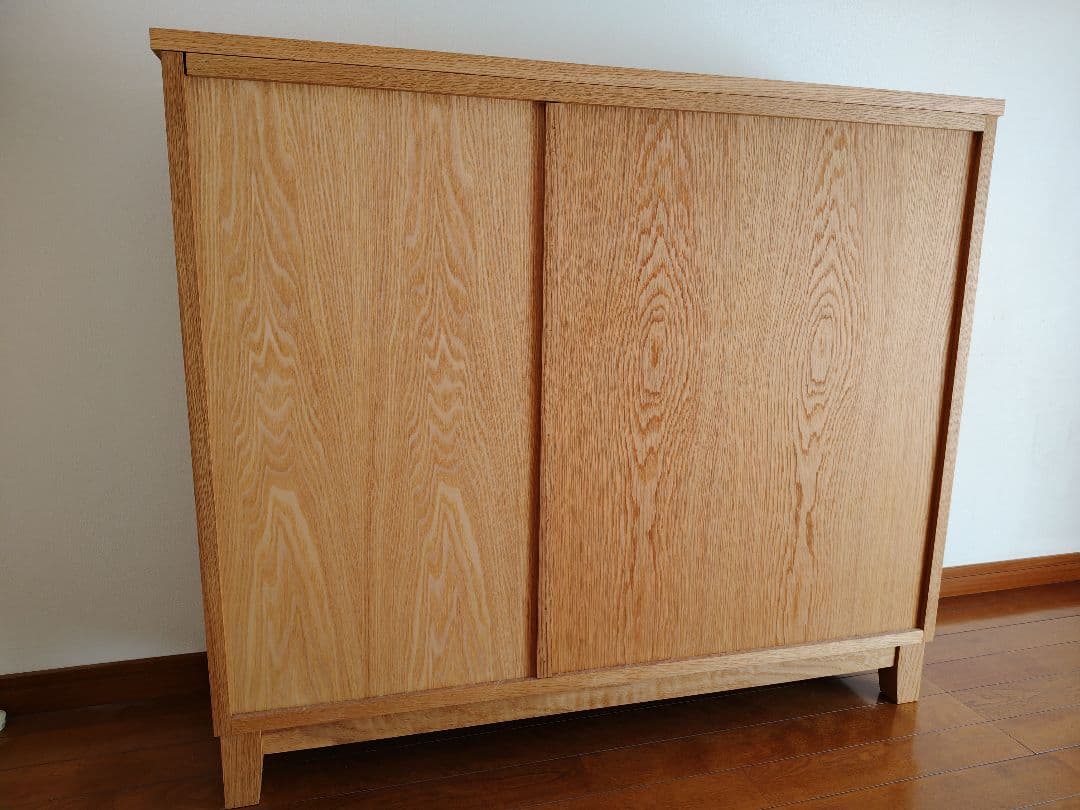 オーク材　無垢 　本棚　 飾り棚　棚