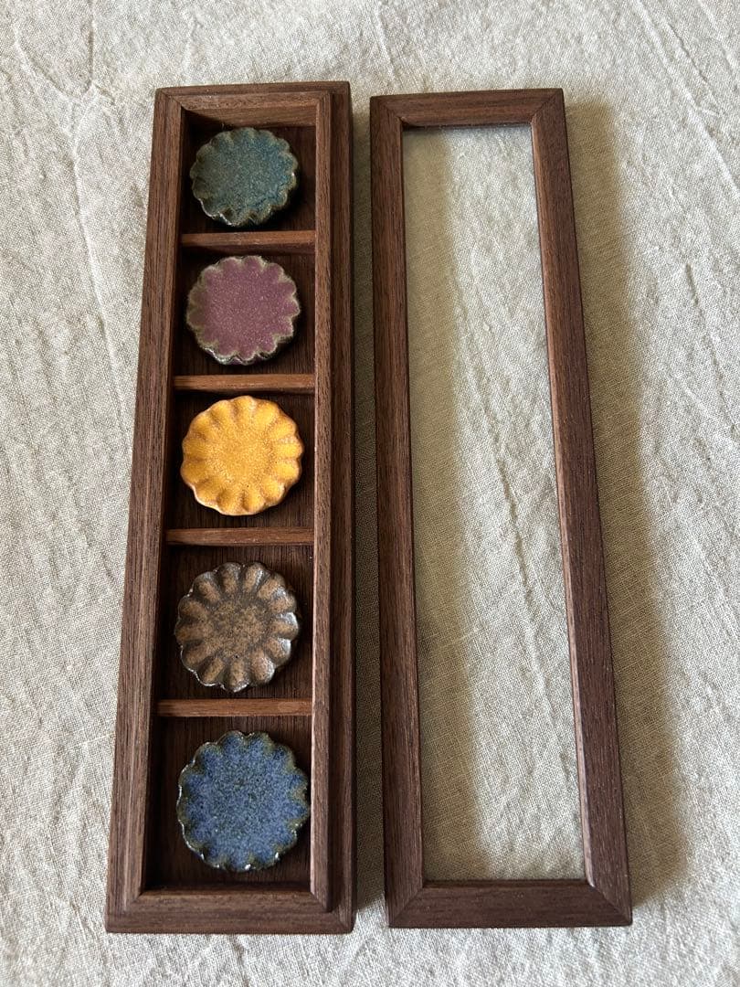 お値下げ‼️新品未使用◆小澤基晴さん 箸置き 輪花希少入手困難