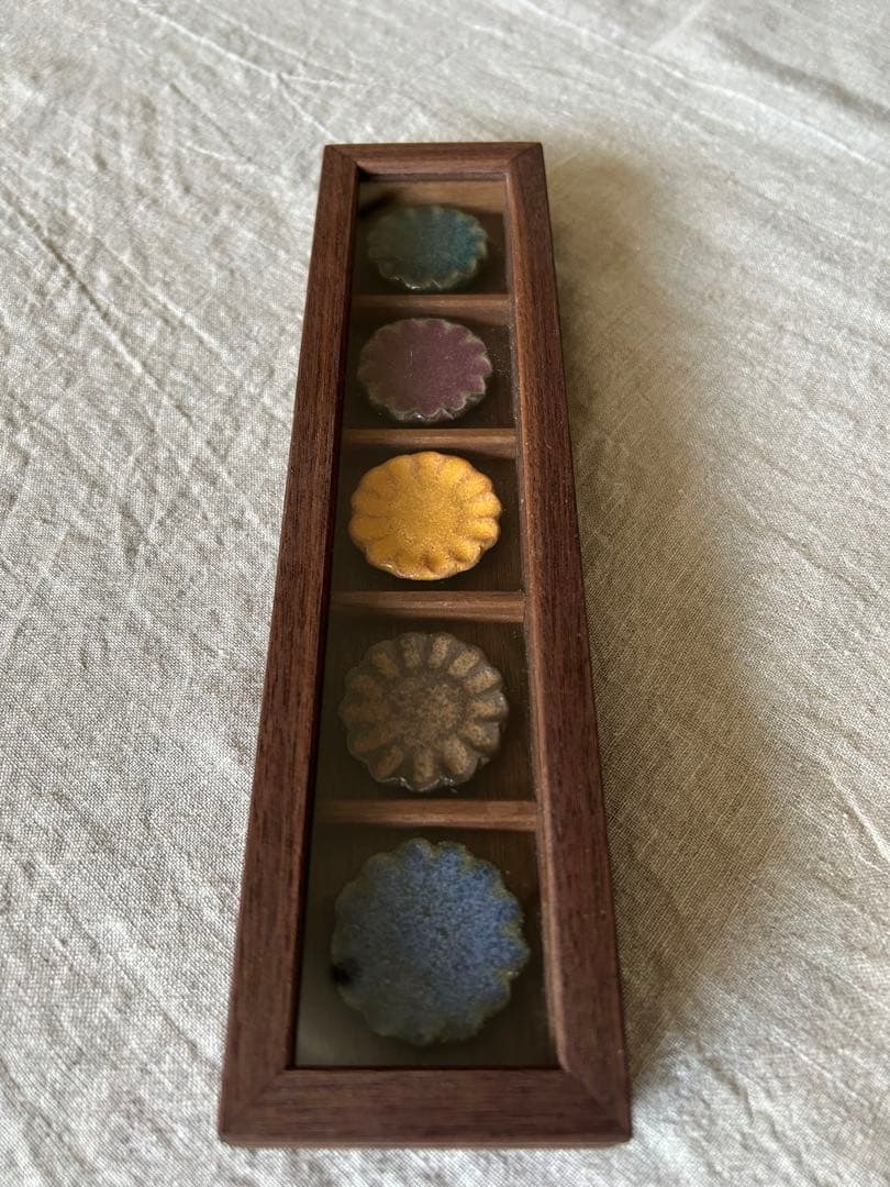 お値下げ‼️新品未使用◆小澤基晴さん 箸置き 輪花希少入手困難