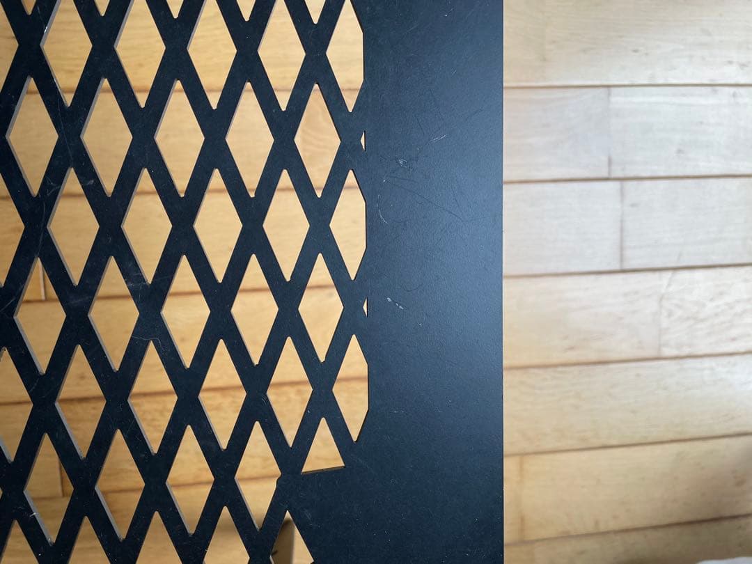 ANCAM メタヘキテ L 脚長 六角形 アイアン テーブル