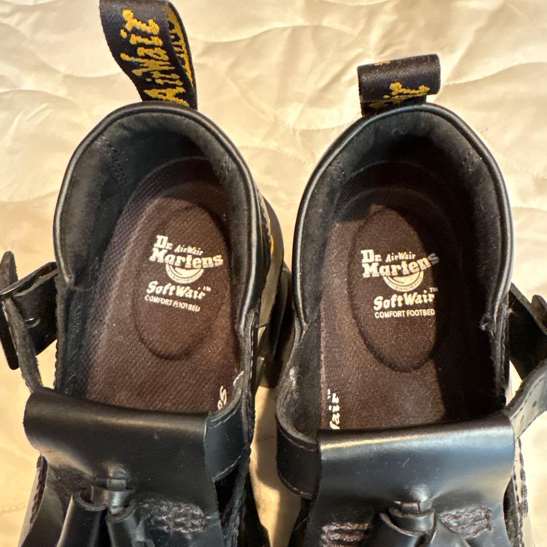 Dr. Martens 厚底ブラックタッセルローファー★