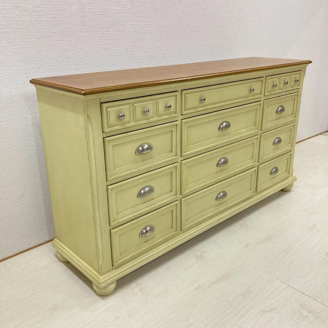 ASHLEY アシュレイ　アンティーク調　４段　チェスト　サイドボード　収納