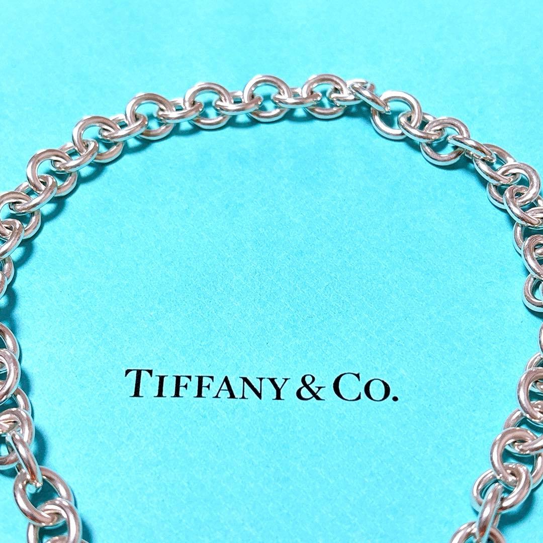 【美品】41.5cm ティファニー ハート トグル ネックレス SV925