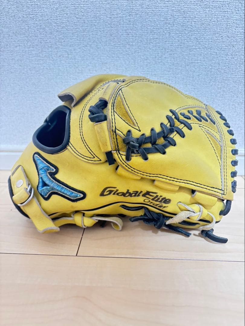 Mizuno Global Elite 軟式グローブ ダイバーシティーブルー