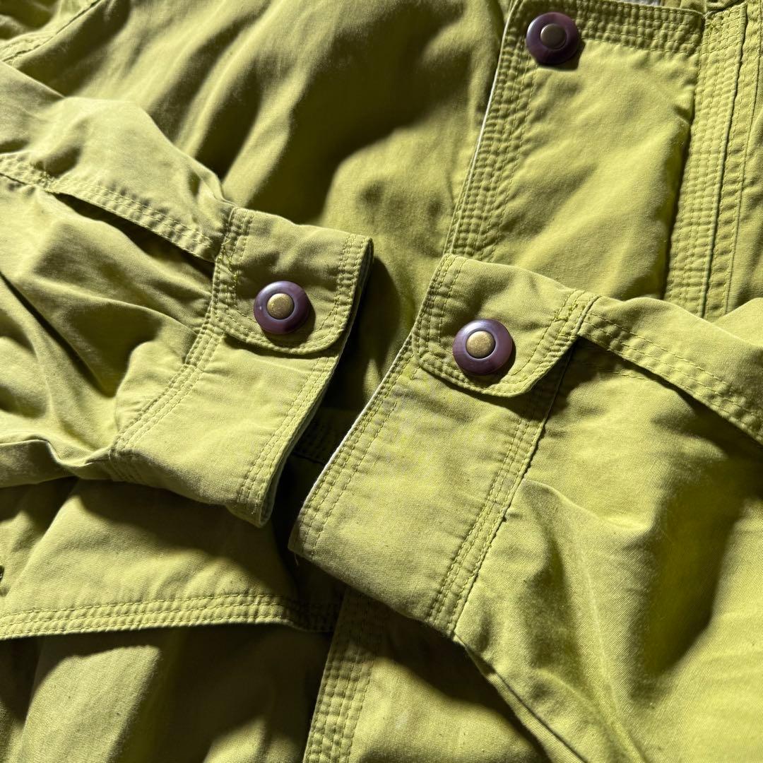 EUR military flight jacket古着オリーブイエロー58希少