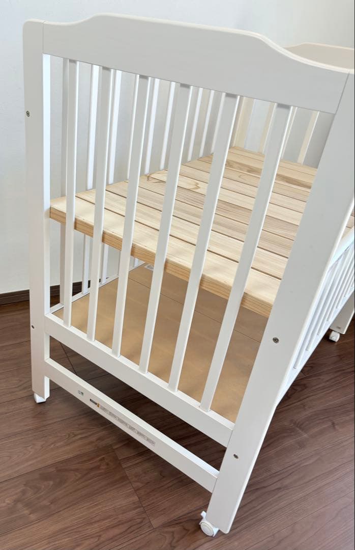 KATOJI カトージ ハイシートベビーベッド 白 廃盤 人気モデル