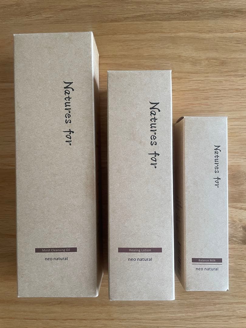 Natures for クレンジングオイル ヒーリングローション バランスミルク