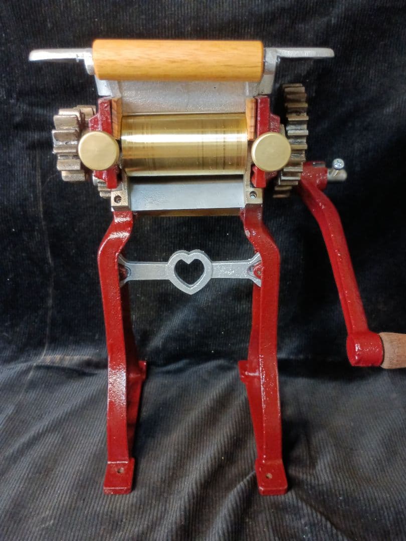 衛生的　杉村式ハート型製麺機　2.2mm Pasta machine