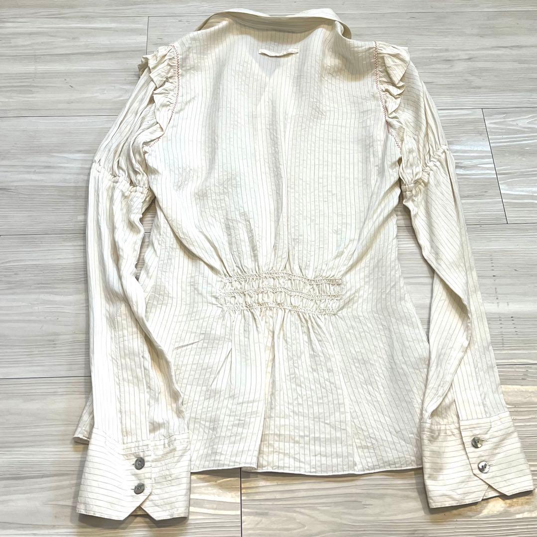 Jean-Paul GAULTIER ゴルチエ　長袖ストライプ　ブラウス