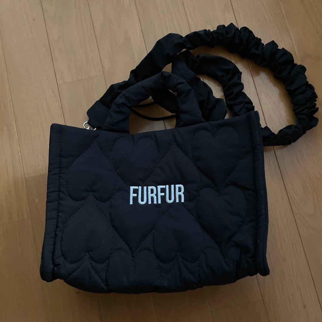 FURFRU ハートキルティングバッグ
