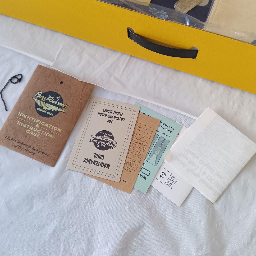 buzzrickson 20th anniversary ma-1付属品　グッズ