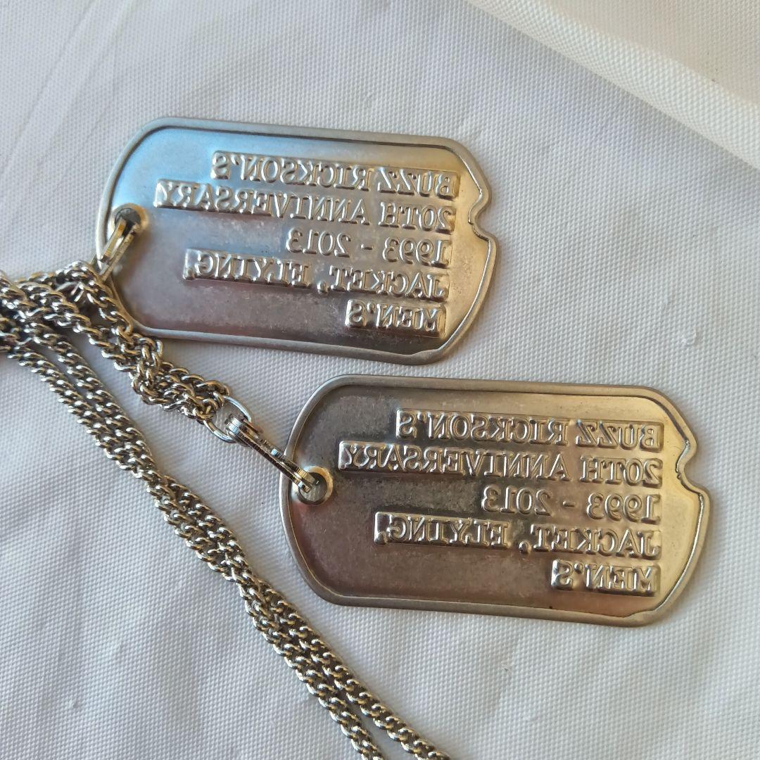 buzzrickson 20th anniversary ma-1付属品　グッズ