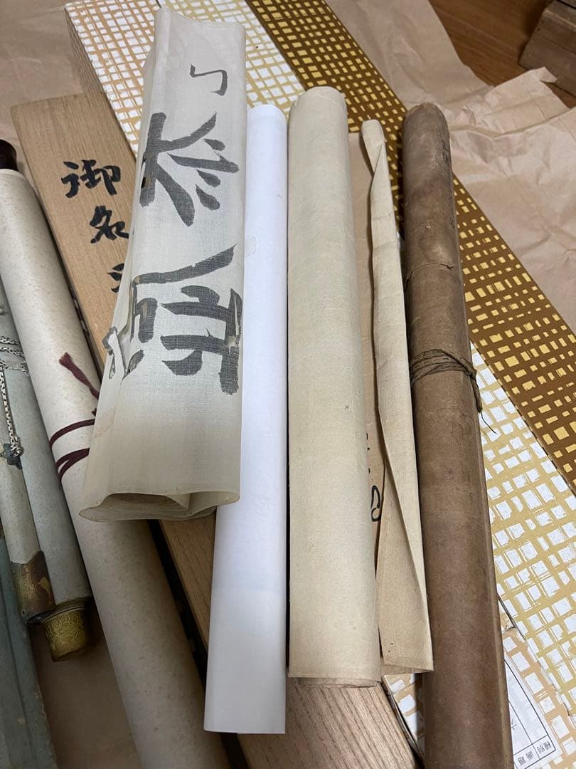 掛け軸13本まとめ　自宅保管