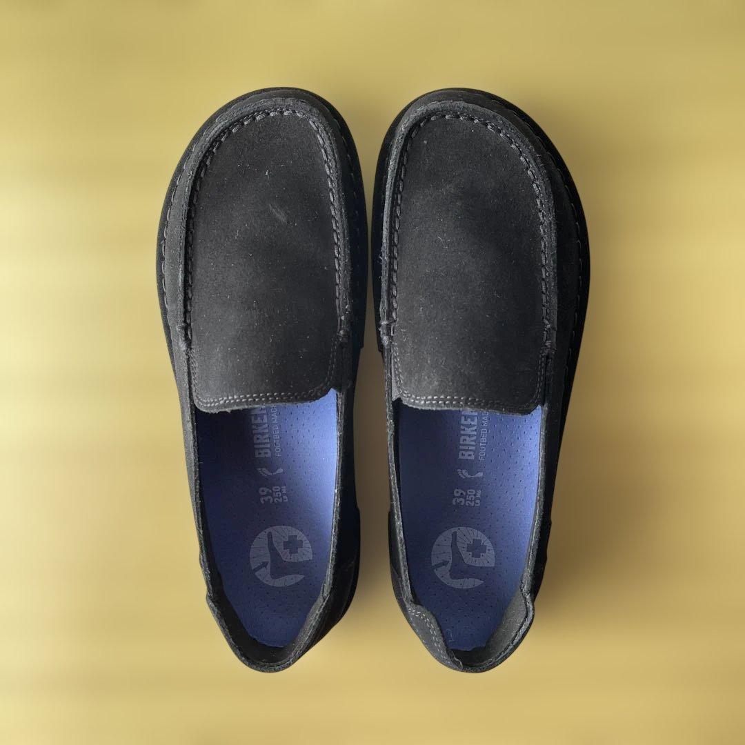 【BIRKENSTOCK 】Utti / ウッティ　レザースリッポンシューズ