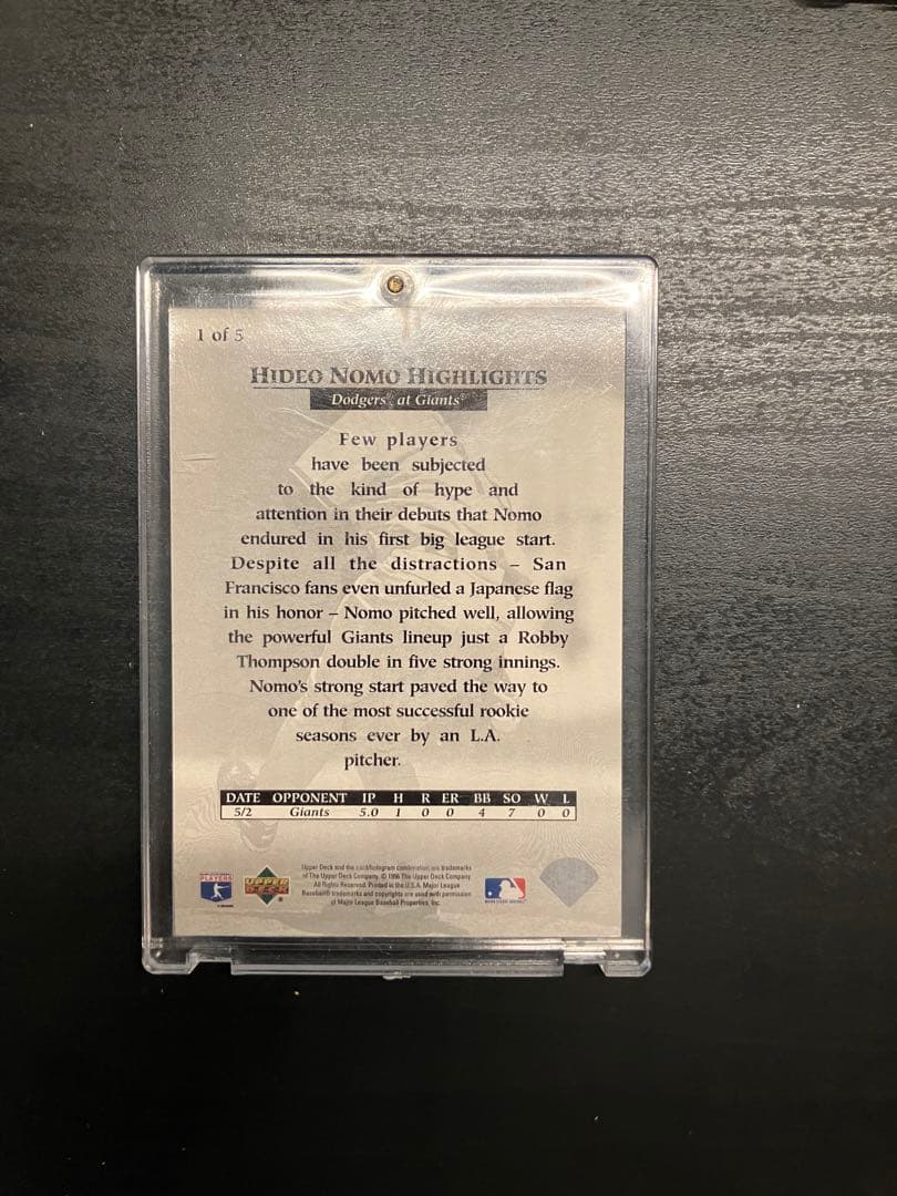 野茂英雄　ドジャーズ　5枚セット