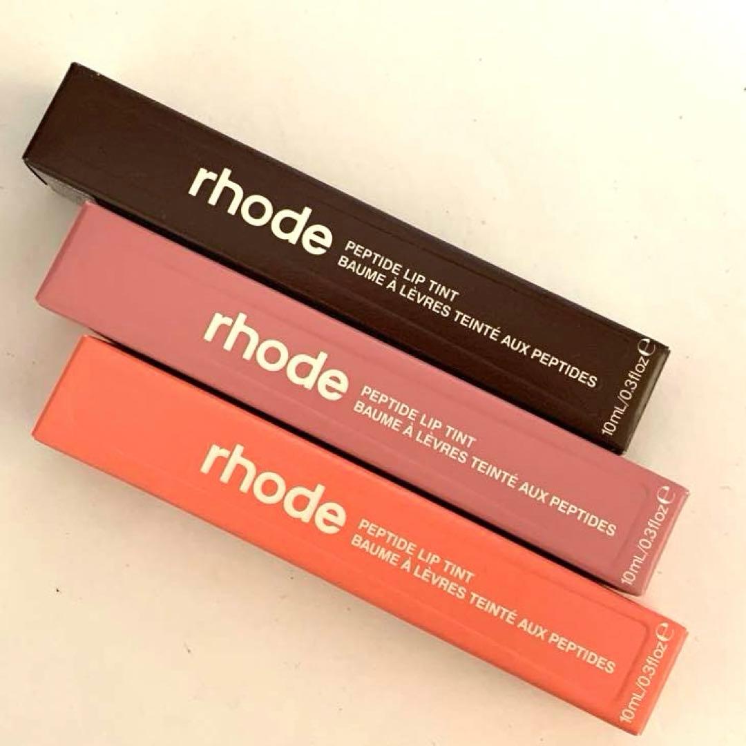 ロードrhodeスキンペプチドリップトリートメント3個set新品未使用箱入正規品