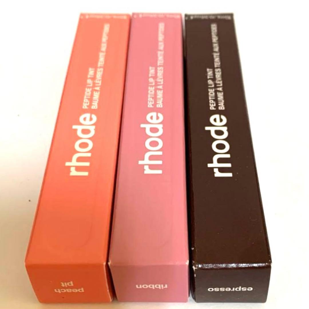 ロードrhodeスキンペプチドリップトリートメント3個set新品未使用箱入正規品