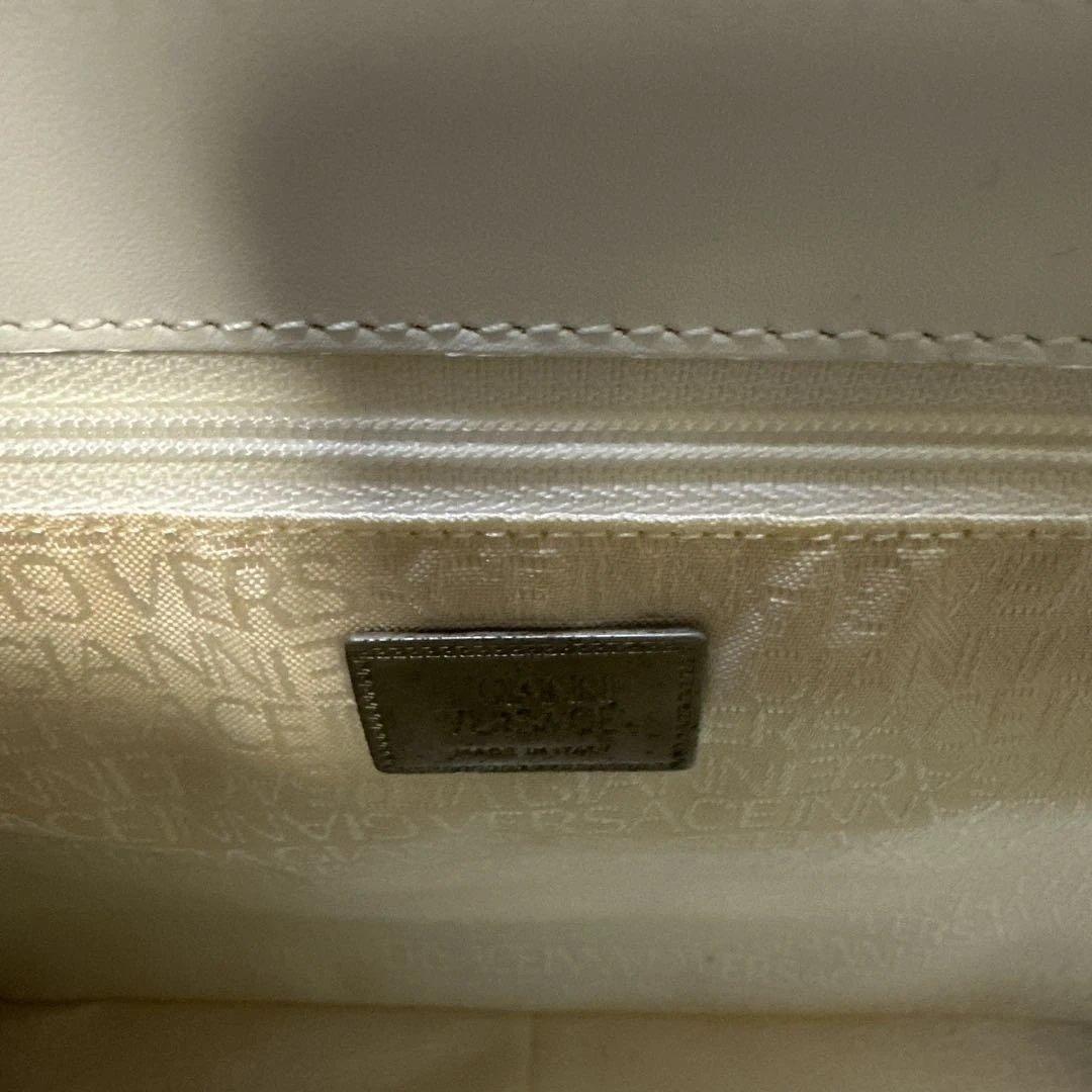 GIANNI VERSACE ホワイト ハンドバッグ