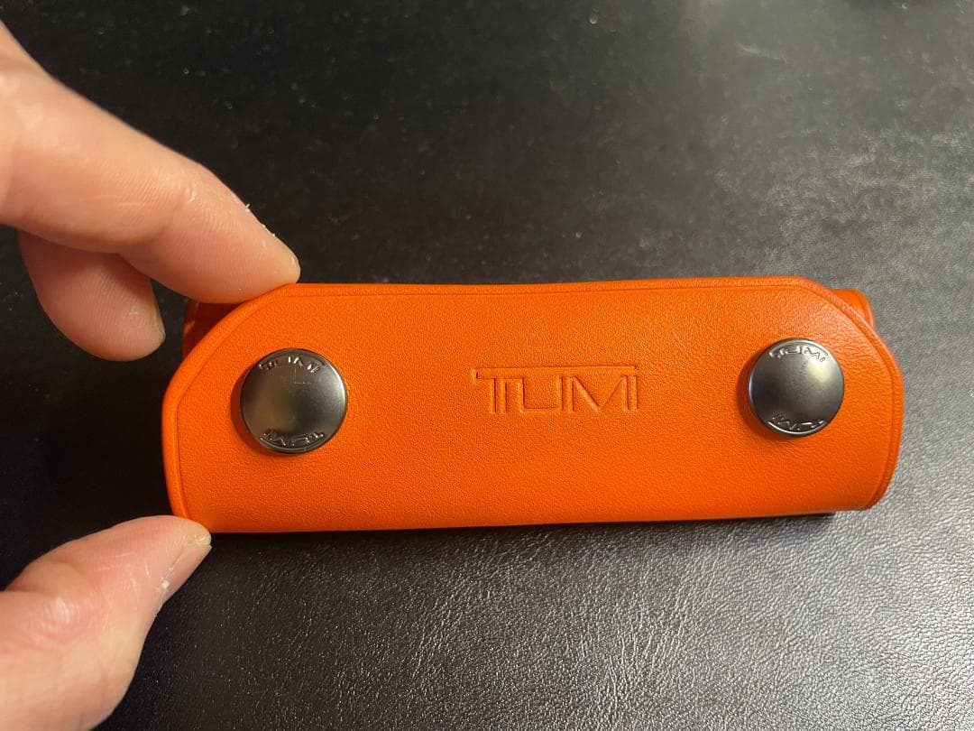 TUMI アクセントキット ネームタグ ハンドルカバー オレンジ　カスタマイズ