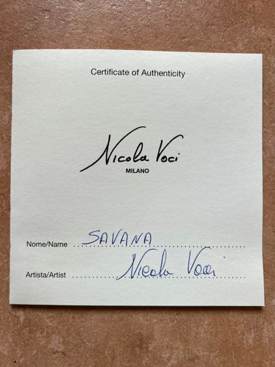 Nicola boci 虎の絵