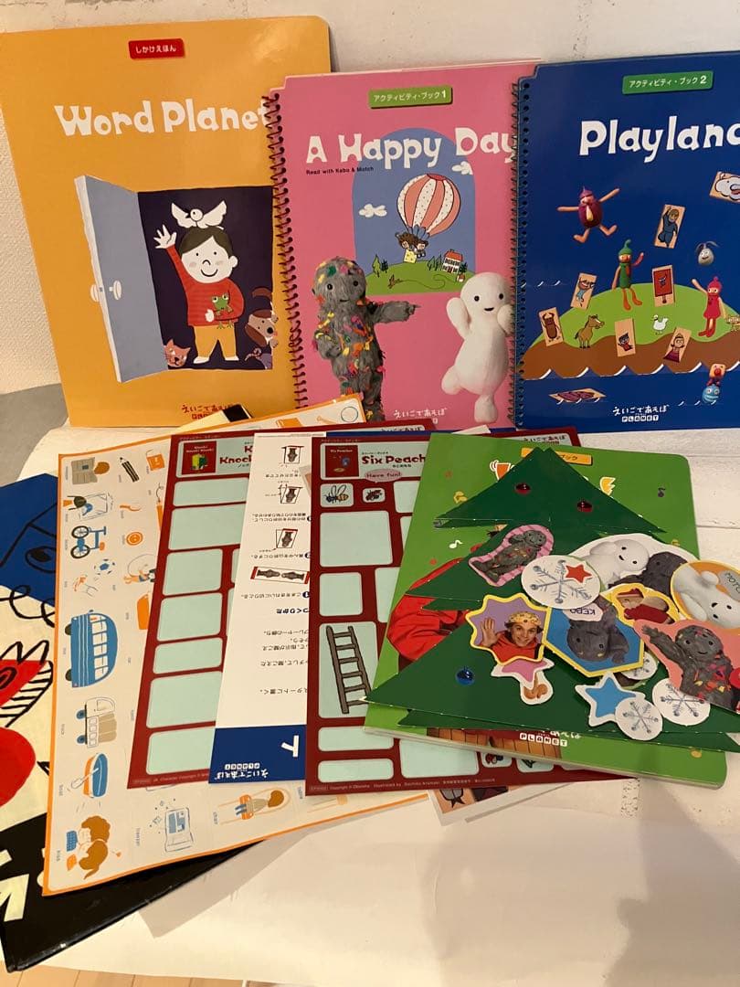 ★英語であそぼプラネット★《2コース分》 英語学習教材セット 幼児向け