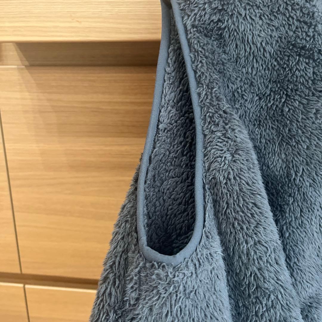 DANTON ダントン ハイパイルボアフリースベスト 40 チャコール