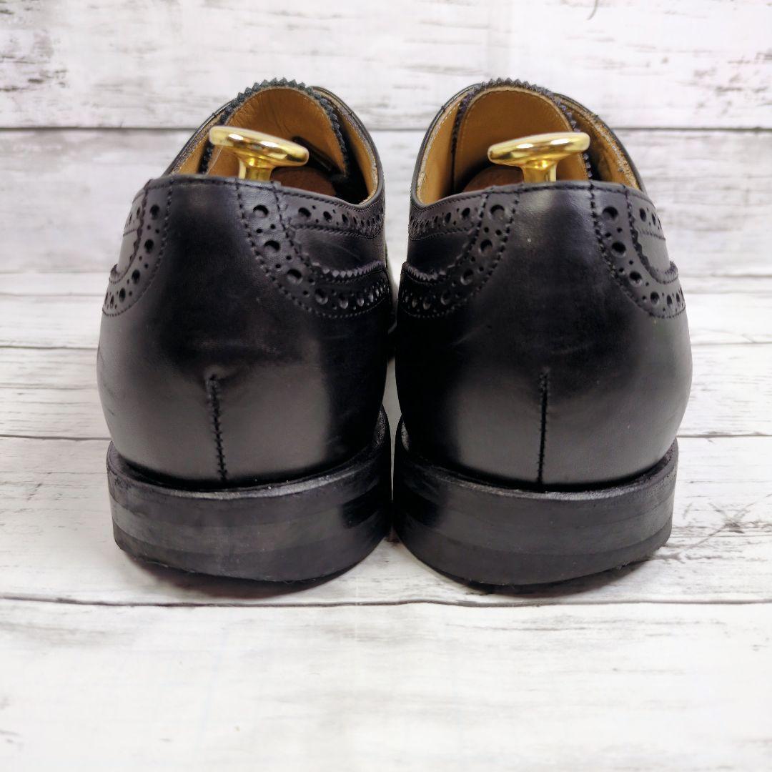 【Berwick1707】美品♪バーウィック ストレートチップ ブラック26cm