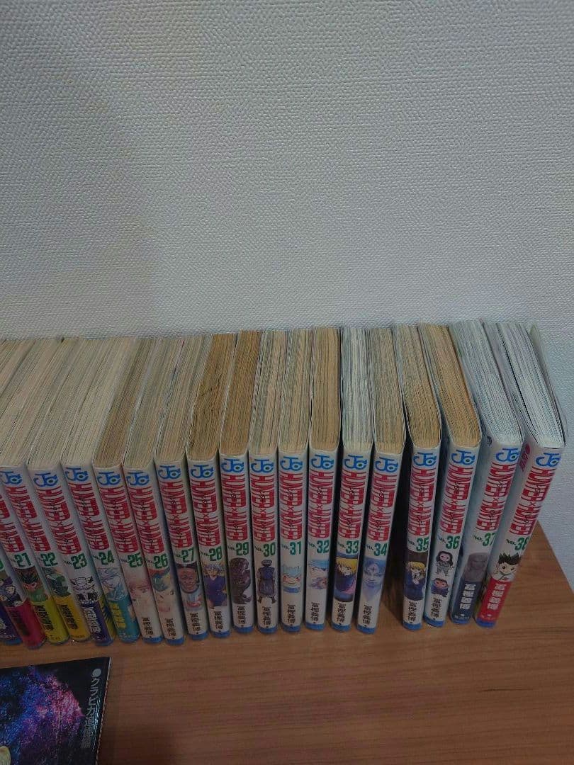 ハンターハンター全巻初版セット ０〜38巻　1〜38巻は透明カバー付