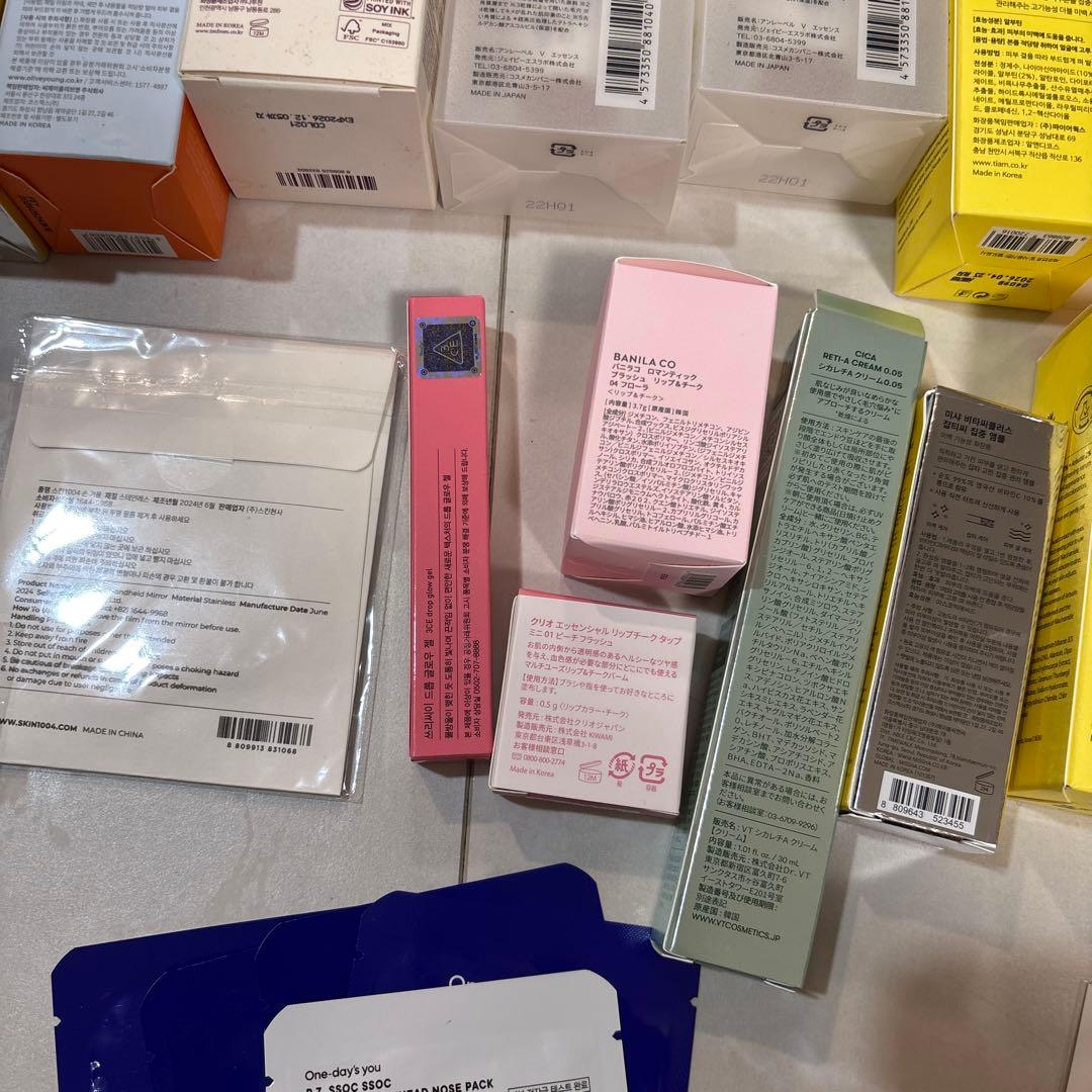 化粧品スキンケアまとめ売りセット26点　SKIN1004 ミシャ　バイオヒールボ