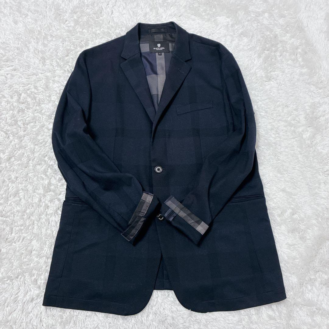 ブラックレーベルクレストブリッジ テーラードジャケット XL 洗える チェック