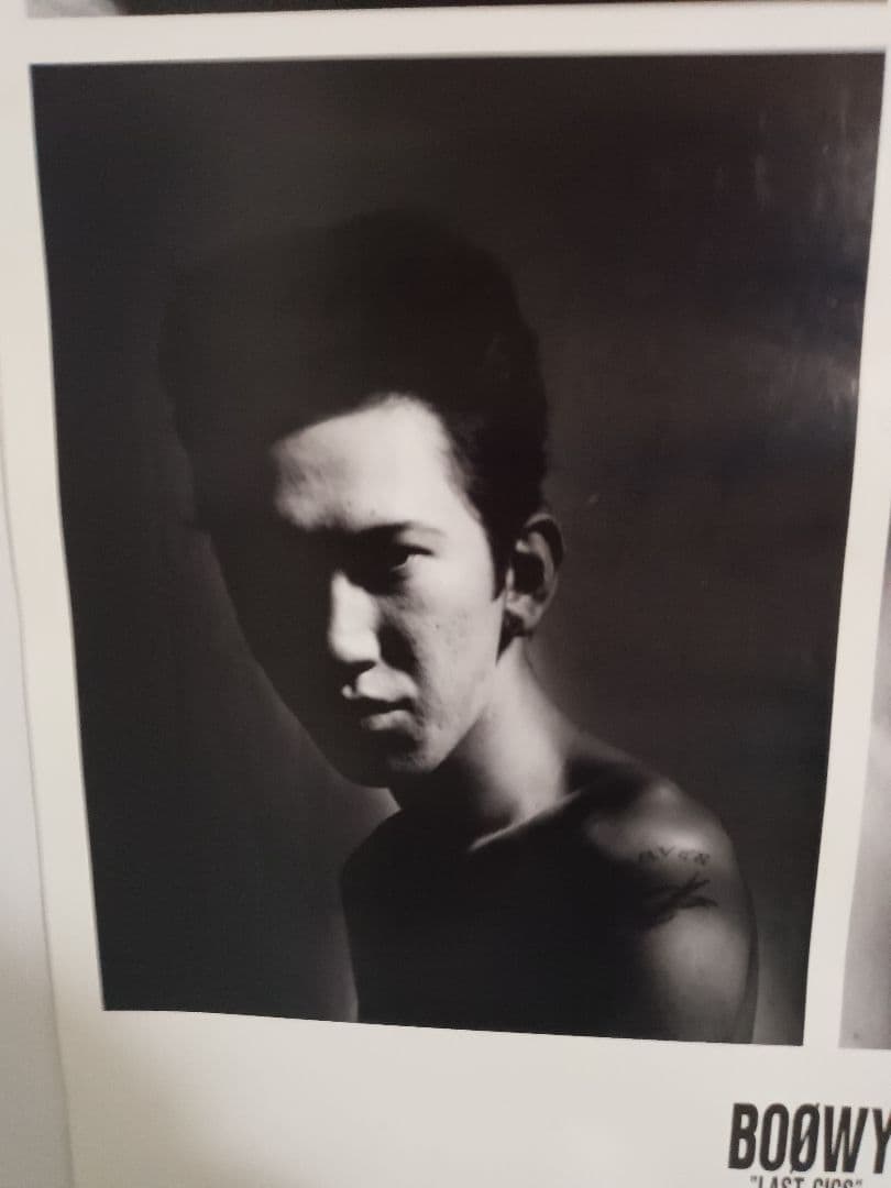 メ*0様 BOØWY「 LAST GIGS 」モノクロポスター