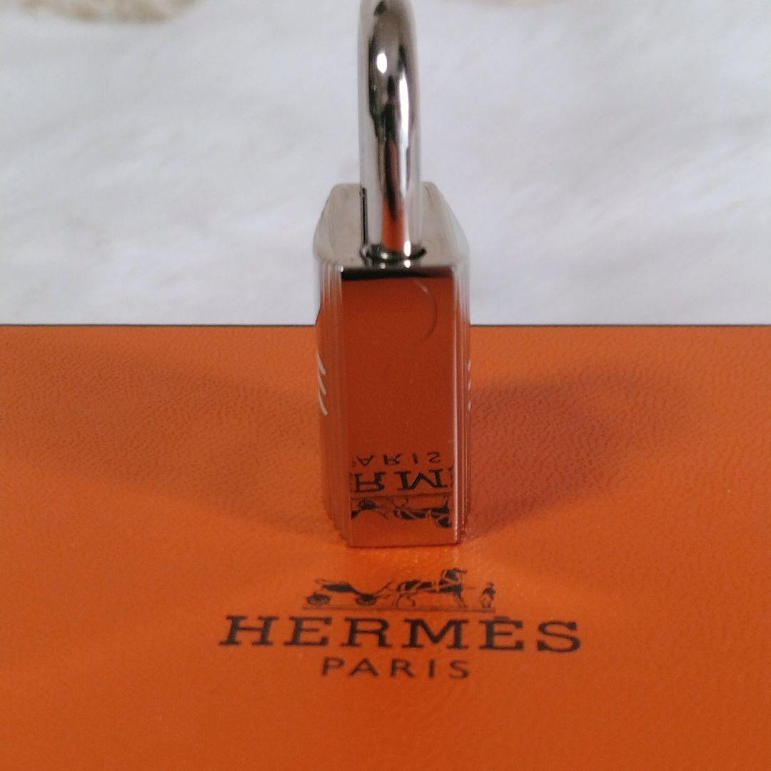 【美品】 HERMES エルメス カデナ南京錠パドロック鍵2ケ付き　54番