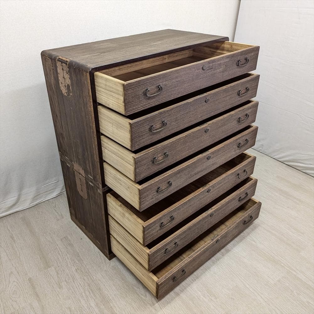 総桐　無垢　整理箪笥　箪笥　着物箪笥　和箪笥　タンス　引き出し　衣類　民藝　民芸