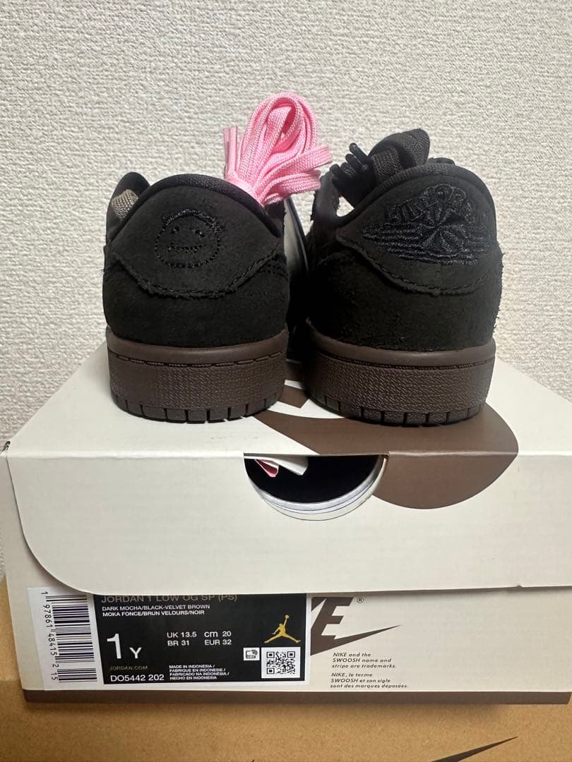 スニーカー Travis Scott x Nike PS jordan 1 Low 20cm