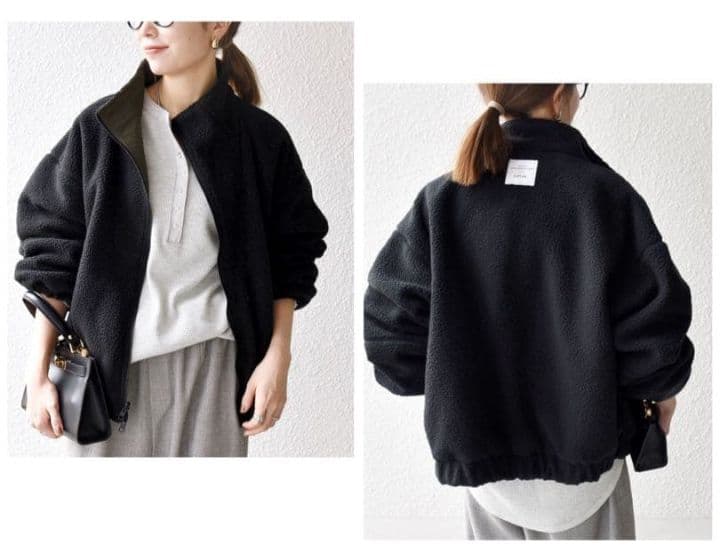 【美品】SHIPS any 　リバーシブル　ブルゾン