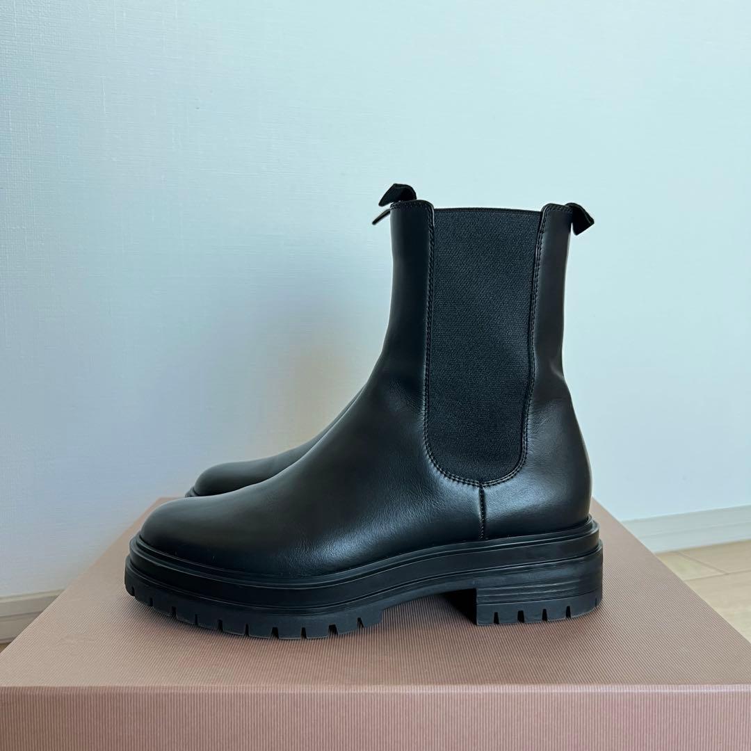 Gianvito Rossi ジャンヴィトロッシ サイドゴア ブーツ 37 美品