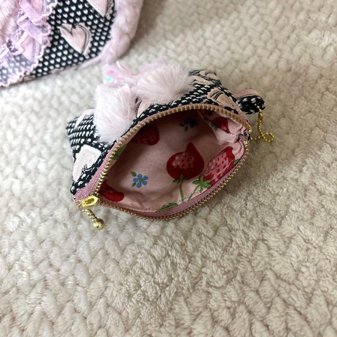 コヤンイサムチョン　ふわモコうさぎルミちゃん　ラウンドトート＆ミニポーチ