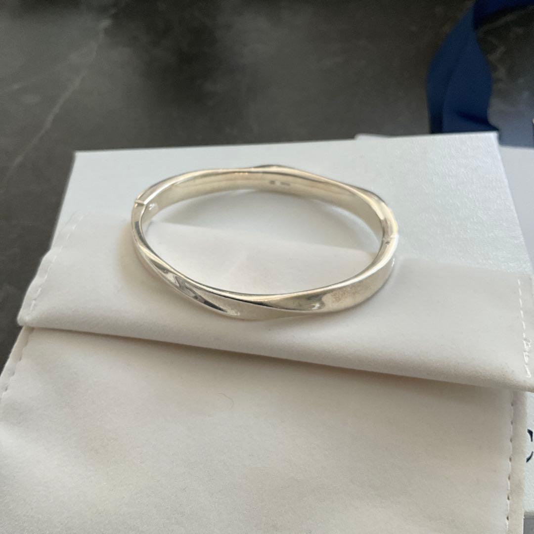 4°C ヴィンテージ シルバー バングル