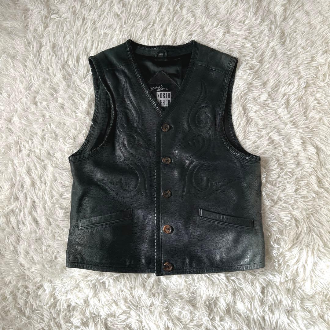 Michael Hoban NORTH BEACH 本革 レザーベスト 90s